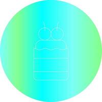 Cupcake Creative Icon Design vector