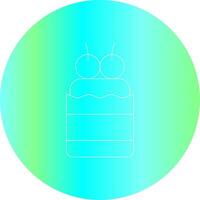 Cupcake Creative Icon Design vector