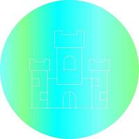 Castle Creative Icon Design vector