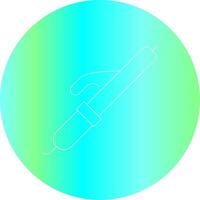 Curling Iron Creative Icon Design vector