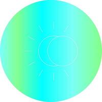 Eclipse Creative Icon Design vector