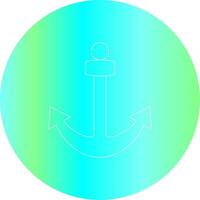 Anchor Creative Icon Design vector