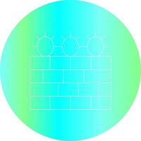 Barbed Wire Creative Icon Design vector