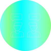 Conversation Creative Icon Design vector