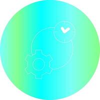 Work Time Creative Icon Design vector