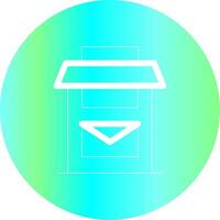 Postbox Creative Icon Design vector