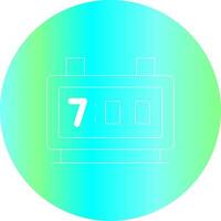 Digital Clock Creative Icon Design vector