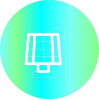 Solar Panel Creative Icon Design vector