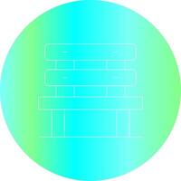 Bench Creative Icon Design vector
