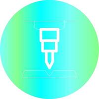 Line Gradient Circle Design vector