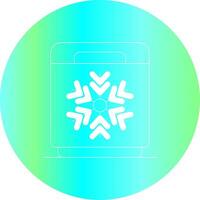 diseño de icono creativo congelador vector