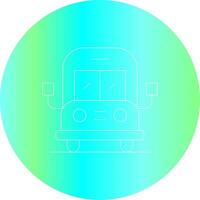 Bus Creative Icon Design vector