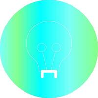 Light Bulb Creative Icon Design vector