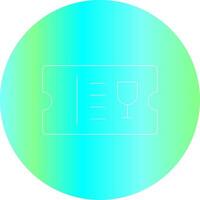 Ticket Creative Icon Design vector