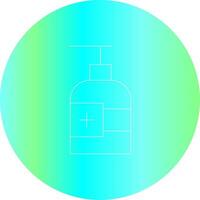 Hydroalcoholic Gel Creative Icon Design vector