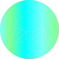 diseño de icono creativo de gafas de estrella vector