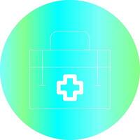 First Aid Kit Creative Icon Design vector