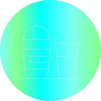 Cocktail Shaker Creative Icon Design vector