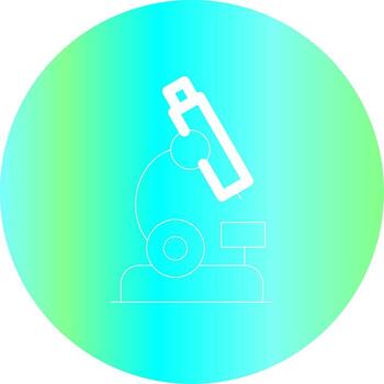 Microscope Creative Icon Design vector