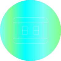 Line Gradient Circle Design vector
