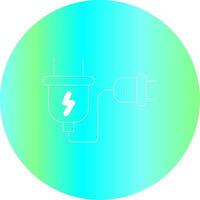Extension Cord Creative Icon Design vector