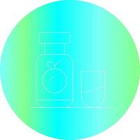 Orange Juice Creative Icon Design vector