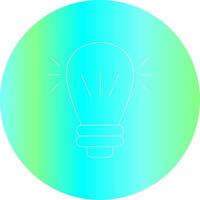 Led Lamp Creative Icon Design vector