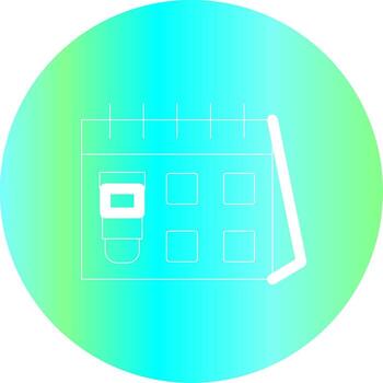 Line Gradient Circle Design vector