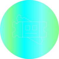 Ticket Creative Icon Design vector