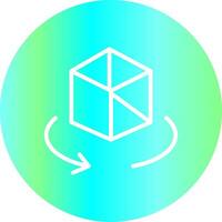 3d Creative Icon Design vector