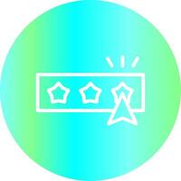 Rate Creative Icon Design vector