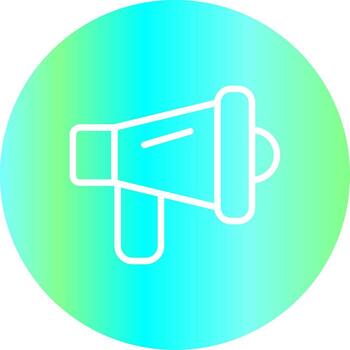 Megaphone Creative Icon Design vector