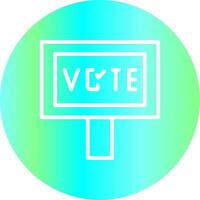 Vote Creative Icon Design vector