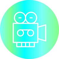 Video Camera Creative Icon Design vector