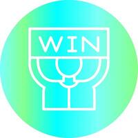 Win Creative Icon Design vector