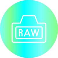 Raw Creative Icon Design vector