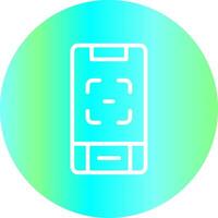 Line Gradient Circle Design vector