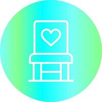 Chair Creative Icon Design vector