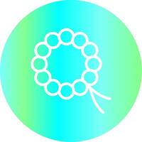 Rosary Creative Icon Design vector