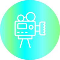 Video Camera Creative Icon Design vector