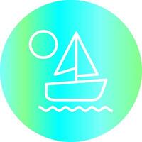 Kayak Creative Icon Design vector