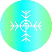 diseño de icono creativo de copo de nieve vector