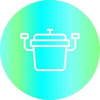 Pot Creative Icon Design vector