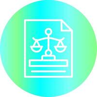 Justice Creative Icon Design vector