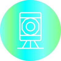 Theodolite Creative Icon Design vector