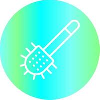 Toilet Brush Creative Icon Design vector