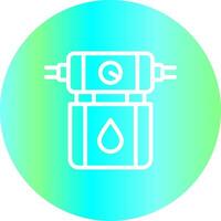 diseño de icono creativo de filtro de agua vector