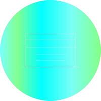 Line Gradient Circle Design vector