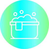 Laundry Creative Icon Design vector