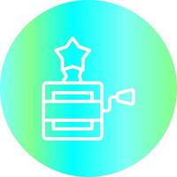 Line Gradient Circle Design vector